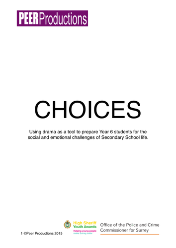 Choices - KS2 Teachers' Pack