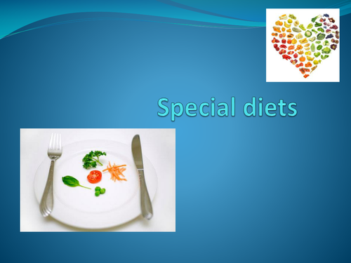 GCSE Food and Nutrition PowerPoint for special diets