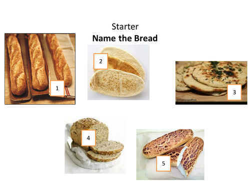 GCSE Food and Nutrition presentation for basic bread dough