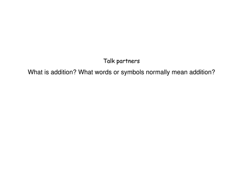 Word Problems Year 2 Adding in Tens (full lesson)