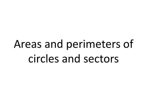 Multiple-choice questions on area and perimeter of circles and sectors