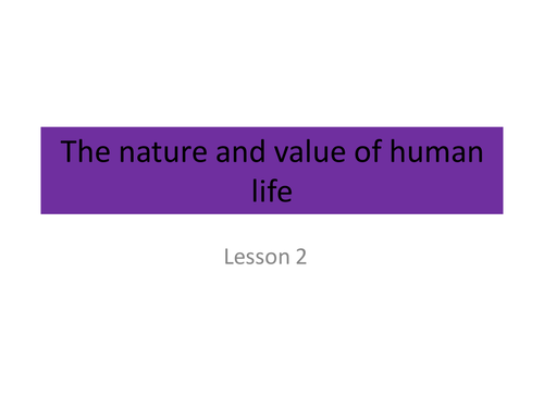 Religious views on the nature and value of life