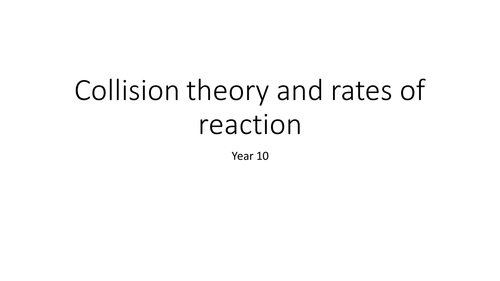 Collision theory practical/presentation