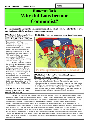 Why did Laos become a Communist country?