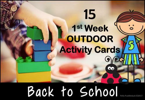 Back to School 1st Week Activities and Challenges