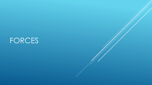 Year 5 Forces planning and resources