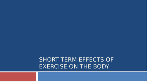Effects of Exercise GCSE PE Full Lessons
