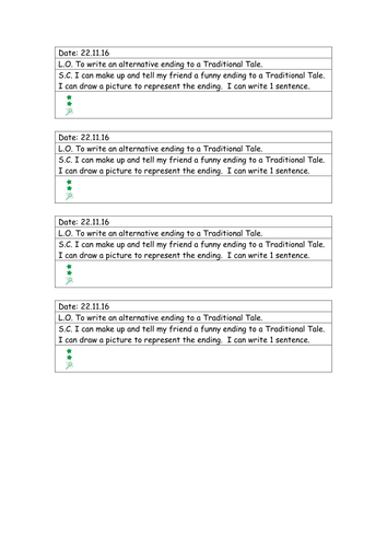 Objective and Self Assessment Sheet