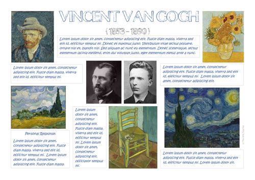 research paper on vincent van gogh