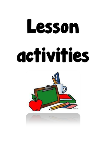 Classroom activity pack