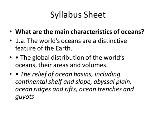 OCR B Ocean Basin Relief - Exploring Oceans