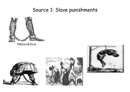 LIfe as a slave sources