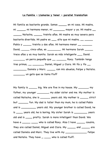 La Familia - Llamarse y tener