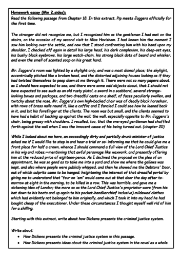 Great expectations chapter summary picture