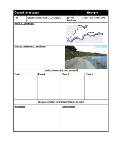 Coastal management - Lyme Regis