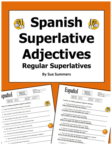 Spanish Superlative Adjectives Sentence Translations