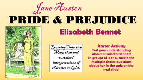 Pride and Prejudice - Elizabeth Bennet