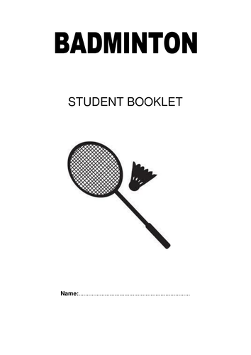 GCSE PE Badminton Unit Booklet