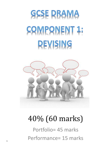 Student workbook for Component 1 PERFORMERS Edexcel GCSE Drama