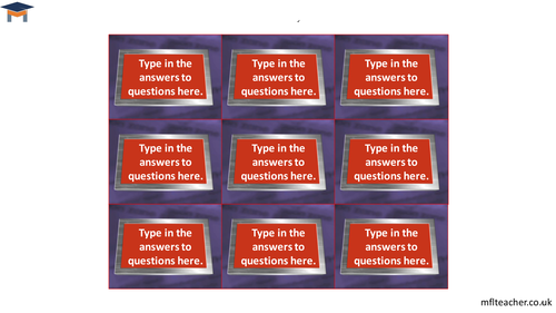 Mock the Week-style 'What's the Question?' grid
