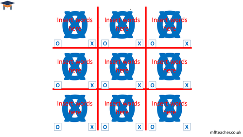 Noughts & Crosses whole-class template