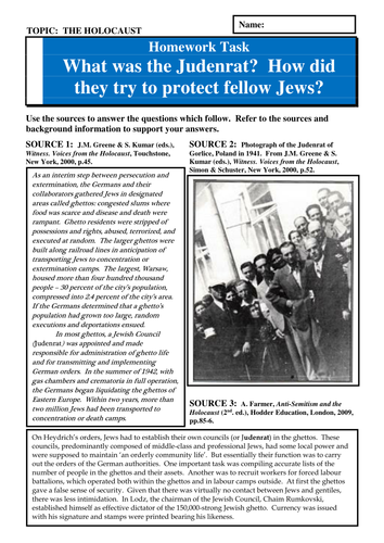 What was the Judenrat?  How did they try to protect fellow Jews?