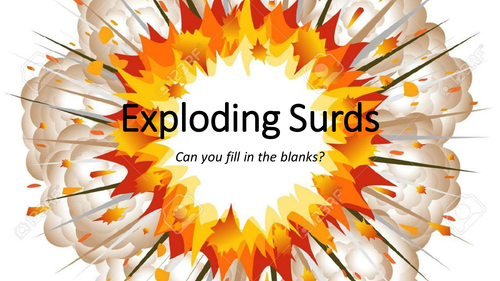 Exploding Surds