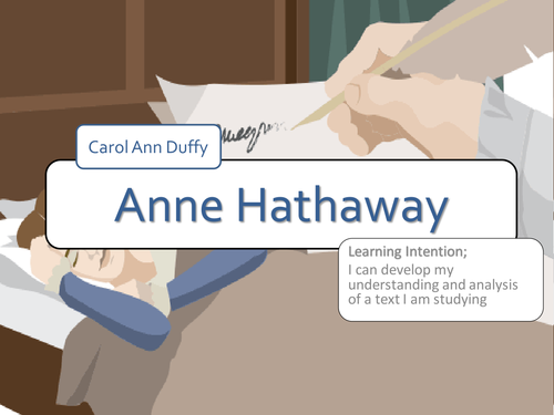 Carol Anne Duffy PowerPoints to aid annotation