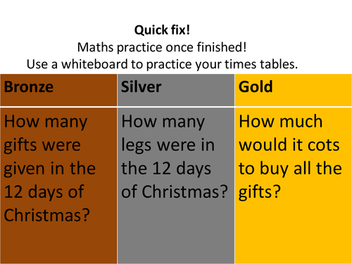 46 Key Stage 2 Numeracy Starters- to get your lessons off to a flying start!