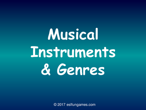 Musical Instruments PowerPoint Slideshow