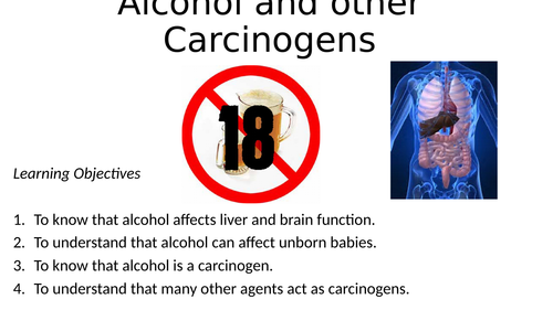 B7.5 Alcohol and other Carcinogens NEW AQA