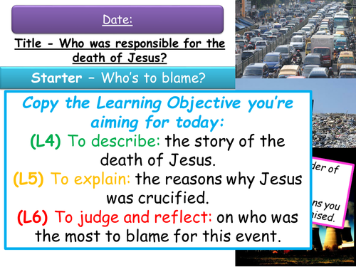 Year 8 Lessons on Jesus 5-6 - Death and Jewish Messiah