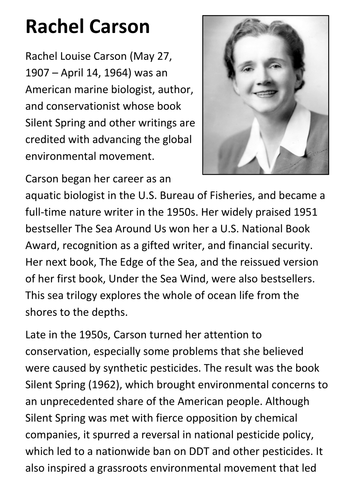 Rachel Carson Handout