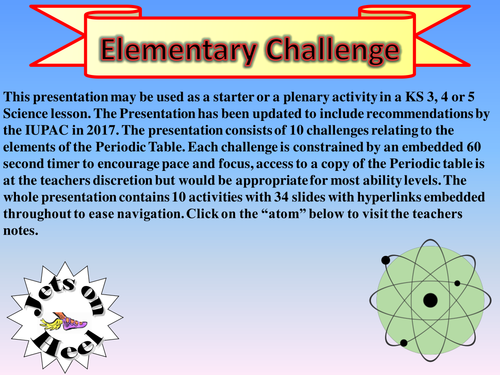 The Elementary Challenge