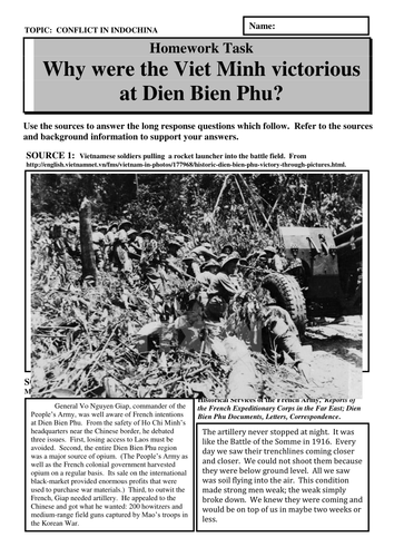 Why were the Viet Minh victorious at Dien  Bien Phu?