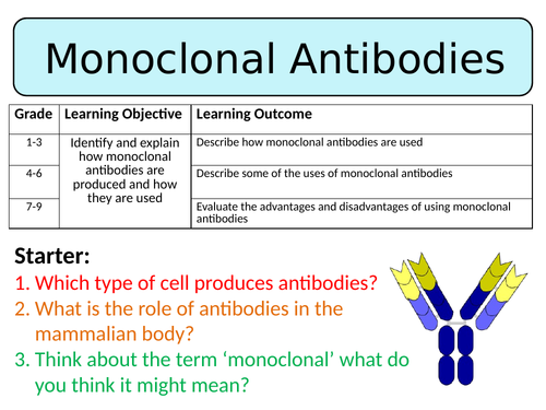 NEW AQA Trilogy GCSE (2016) Biology - Monoclonal antibodies HT by ...
