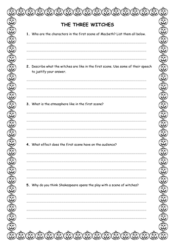 KS3 Macbeth SOW