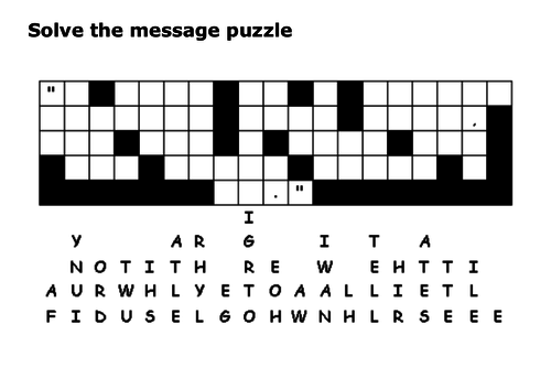 Solve the Fallen Phrase Message Puzzle from Ned Kelly