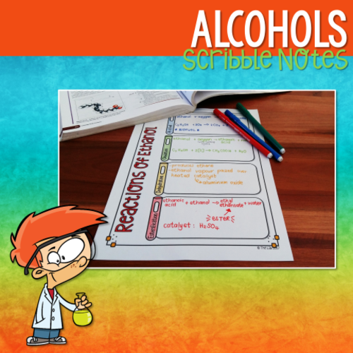 Alcohols Scribble Notes