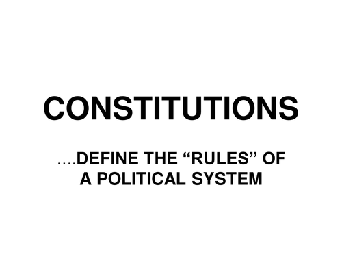 WJEC AS Level Government and Politics Unit 1 British Constitution (and in a global context)