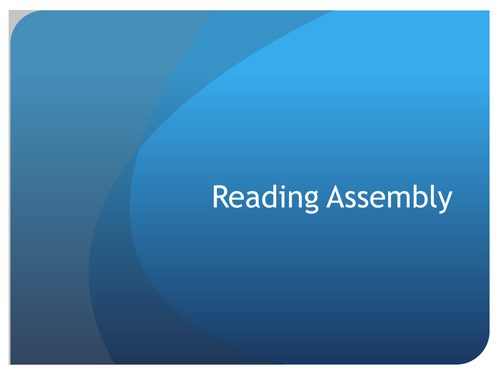 Assembly on Reading (Importance, Benefits, Enjoyment)