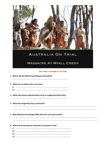 Massacre at Myall Creek - Australia on Trial