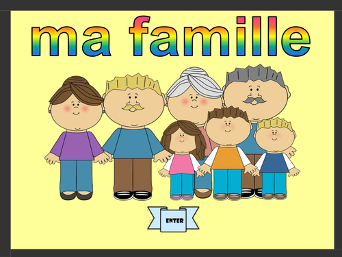 Famille Family Family Members Teaching Resources