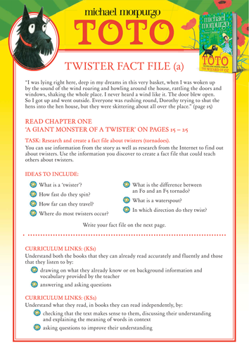 Michael Morpurgo's Toto - Twister Fact File