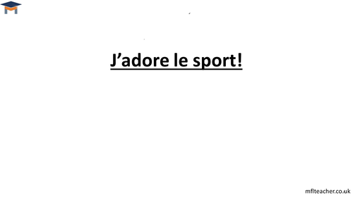 French - Sports presentation