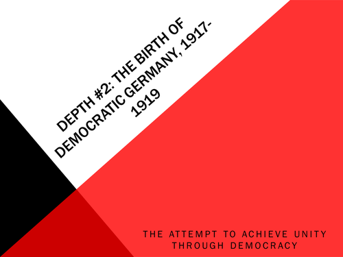 Germany, 1871-1990: Birth of Democratic Germany