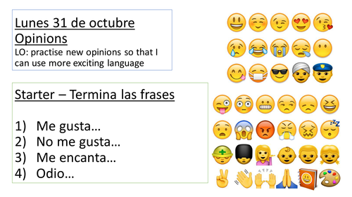 Good Spanish Opinions