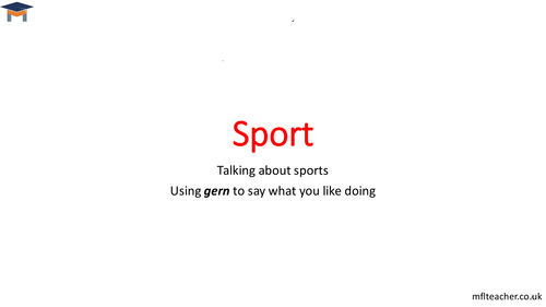 German - Saying what sports you like & don't like
