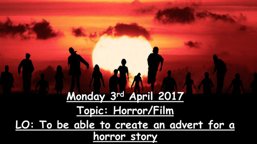 Zombie Apocalypse KS3 Lessons