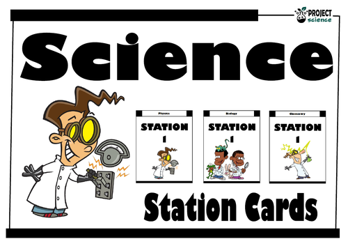 Science Station Cards
